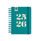 AGENDA ESCOLAR COSMO OCTAVO DP 25-26 AQUA | FINOCAM